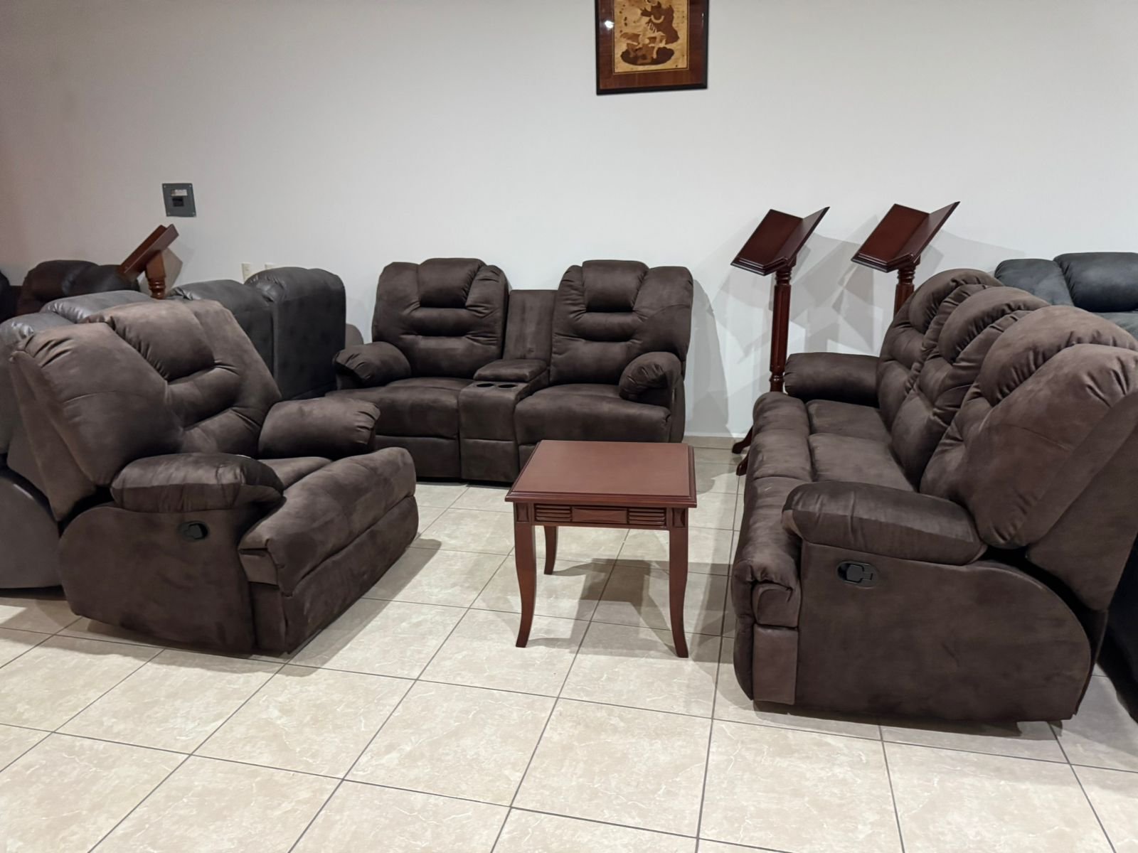 Sala 3,2,1 con 5 asientos reclinables imagen 10