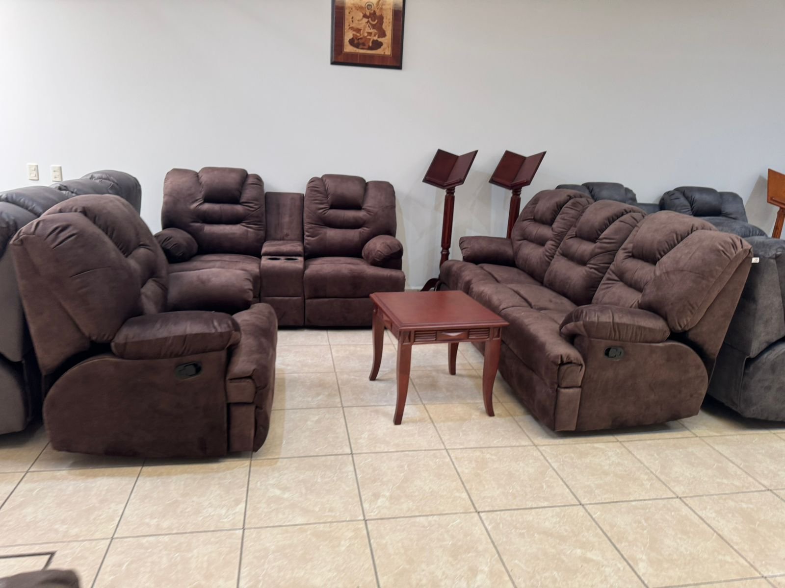Sala 3,2,1 con 5 asientos reclinables imagen 12